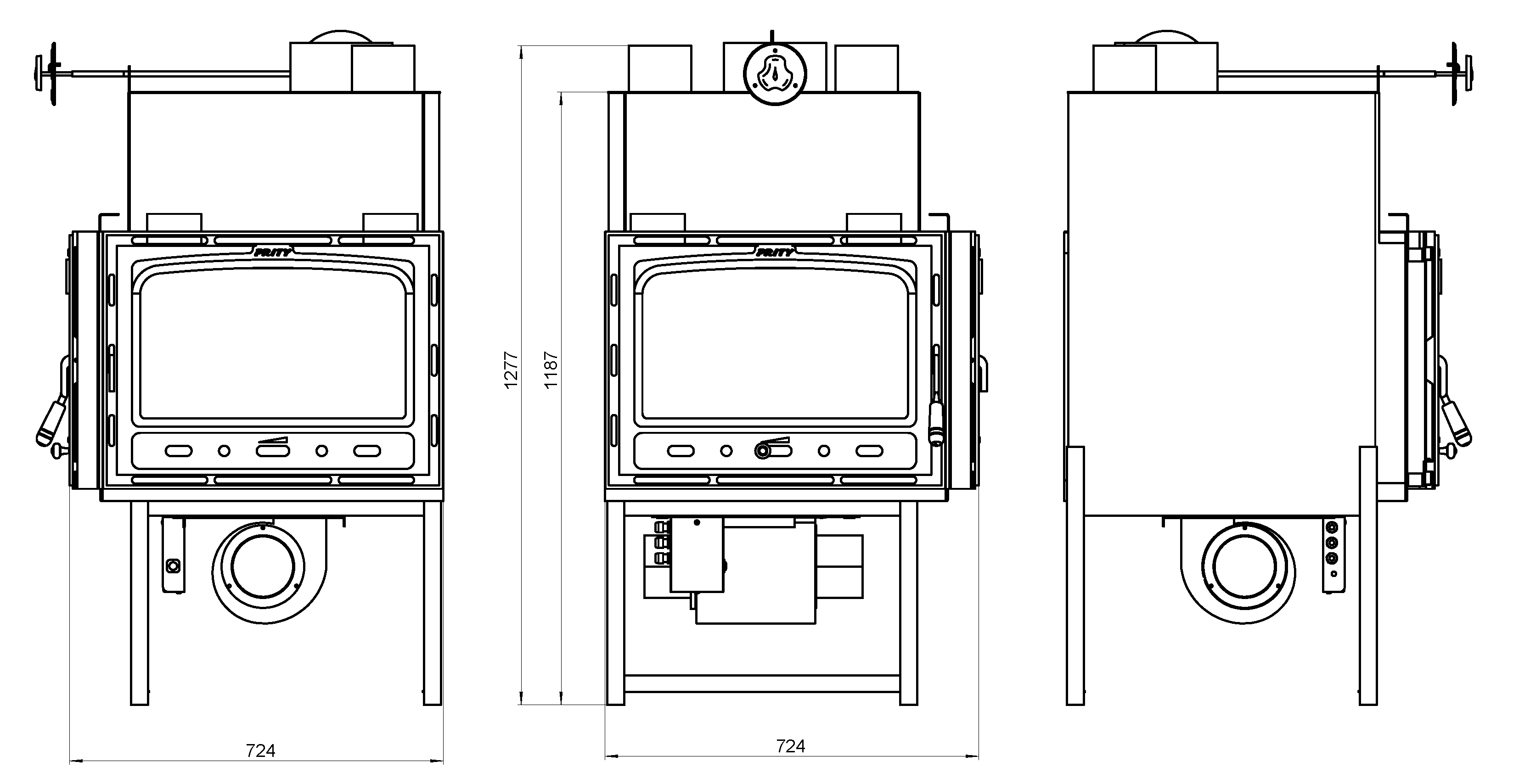 Prity 2CF, 18 kW