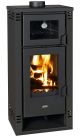 Poêle à bois avec four Prity K2 GT F noire, 8,10 kW