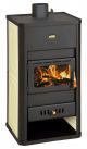 Poêle à bois bouilleur Prity S3 W13, 5 kW + 10 kW